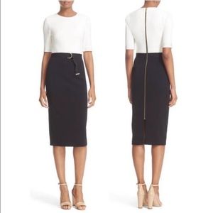 Ted Baker Wandee Dress black and white sheath